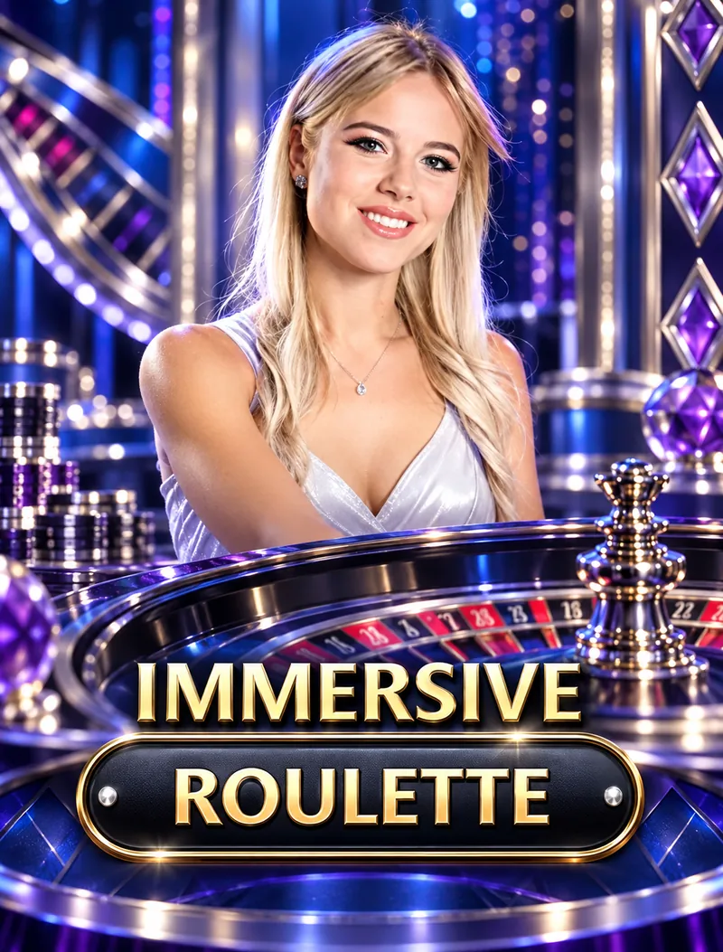Immersive Roulette လိုက်ဗ်စားပွဲ ပုံရိပ်